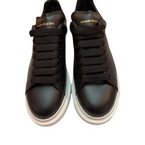 Alexander McQueen Black and White Men's Sneakers